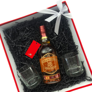 Set box pack kit gift regalo personalizado whisky